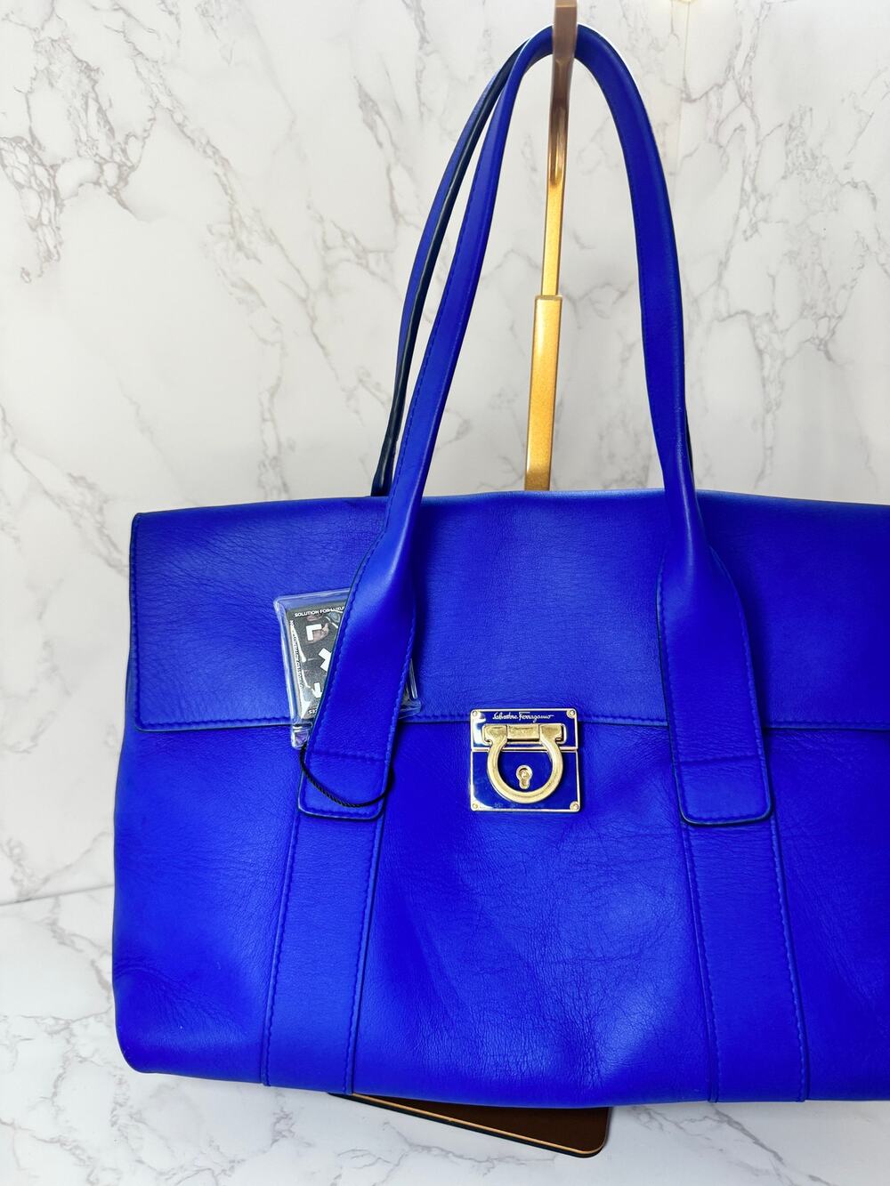 Salvatore Ferragamo Sookie Satchel in Royal Blue